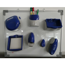 Magneetbord met magnetisch bureauset
